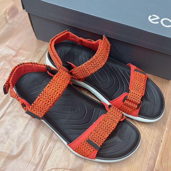 Ecco Men\'s X-Trinsic M 3S Water Sandal Fire Size 7-7.5 EU41 NIB